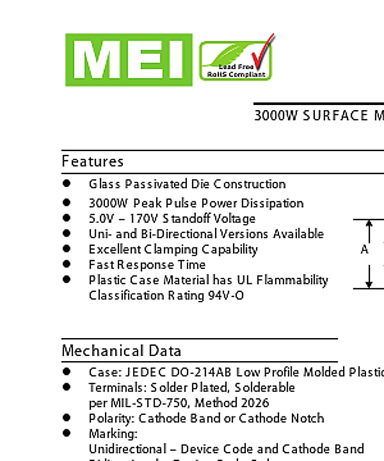 3.0SMCJ7.0A