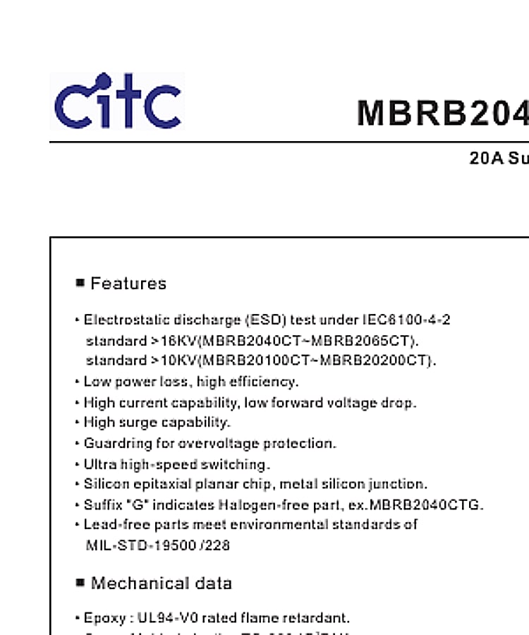 MBRB2045CT