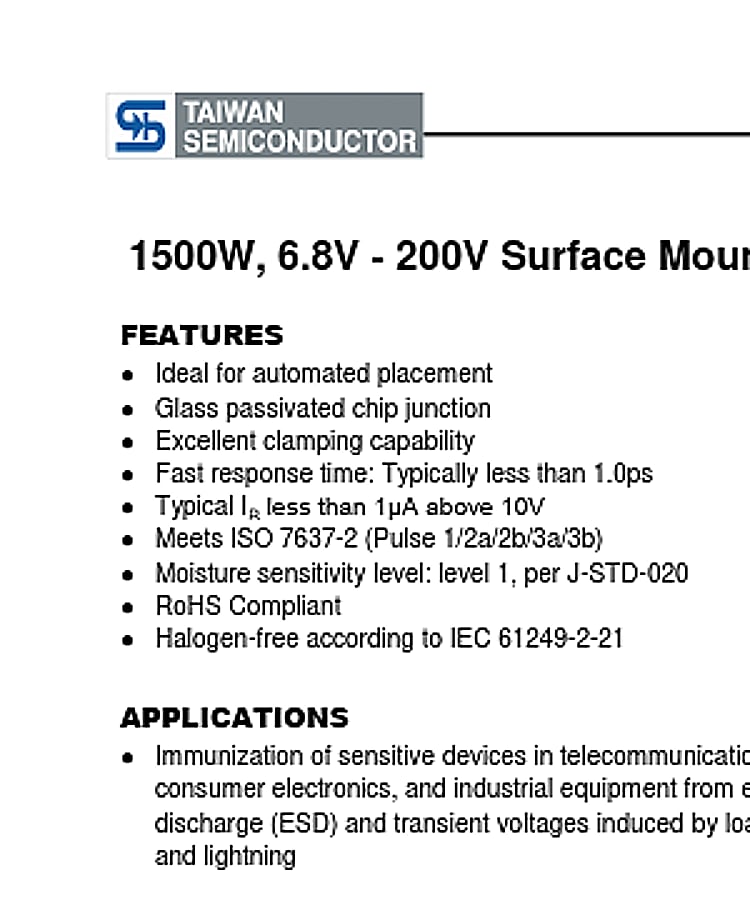 1.5SMC6.8A