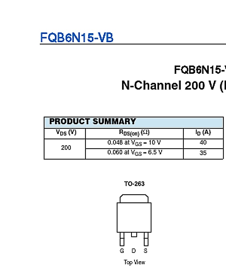 FQB6N15