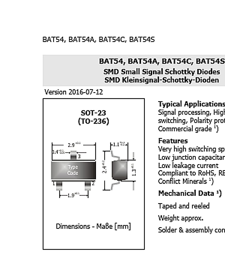 BAT54C