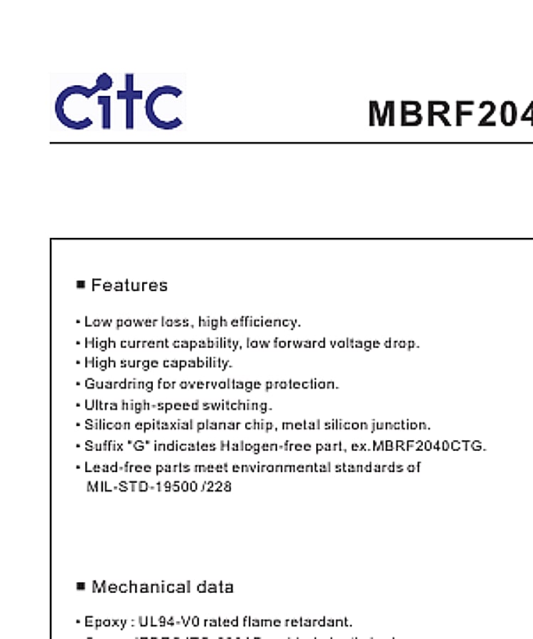 MBRF2045CT