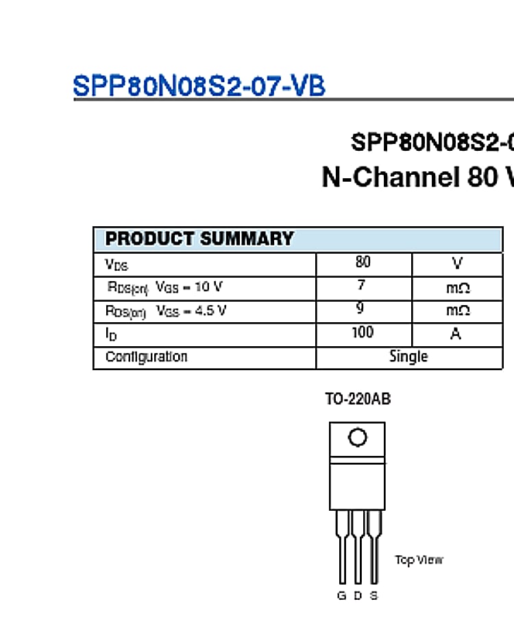 SPP80N08S2-07