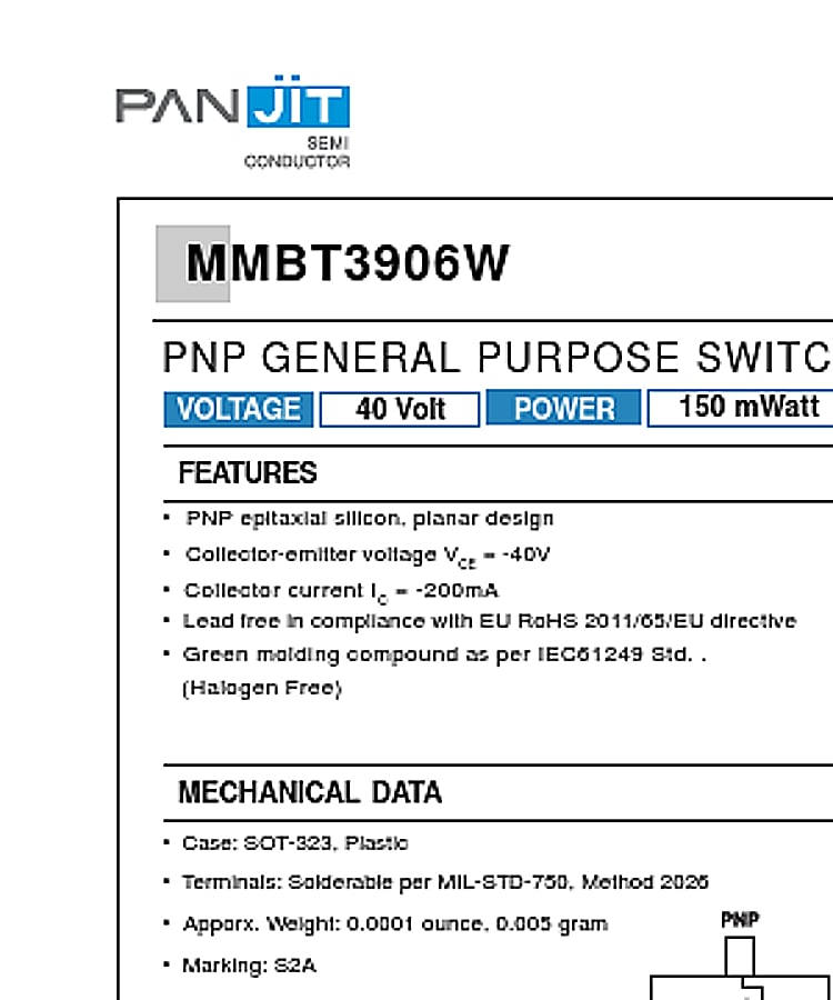 MMBT3906W