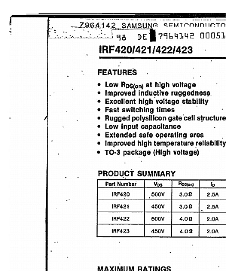 IRF421