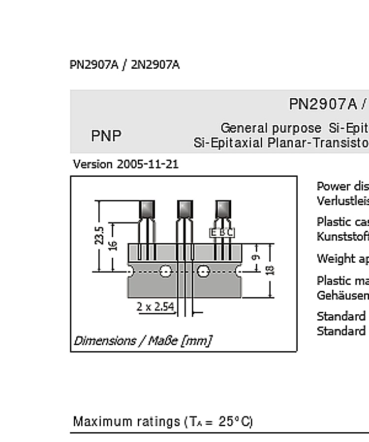 2N2907A