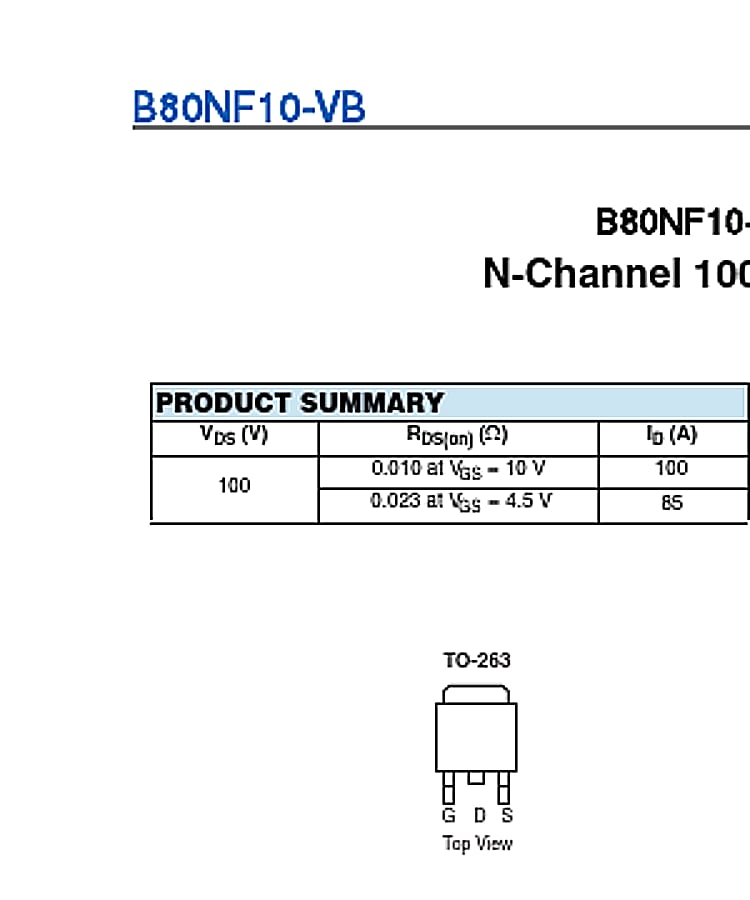 B80NF10