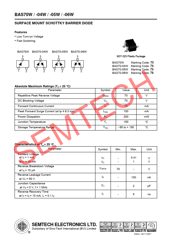 BAS70-05W