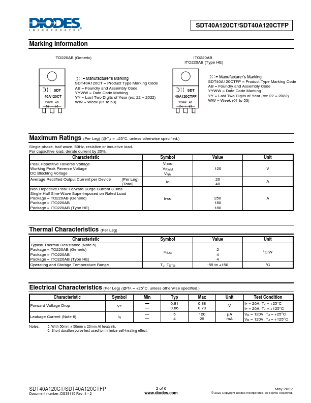 SDT40A120CTFP