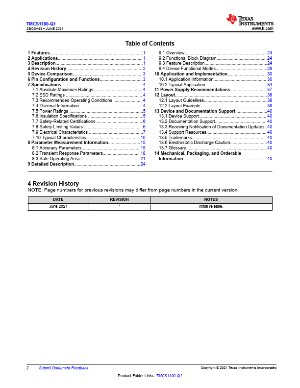 TMCS1100-Q1