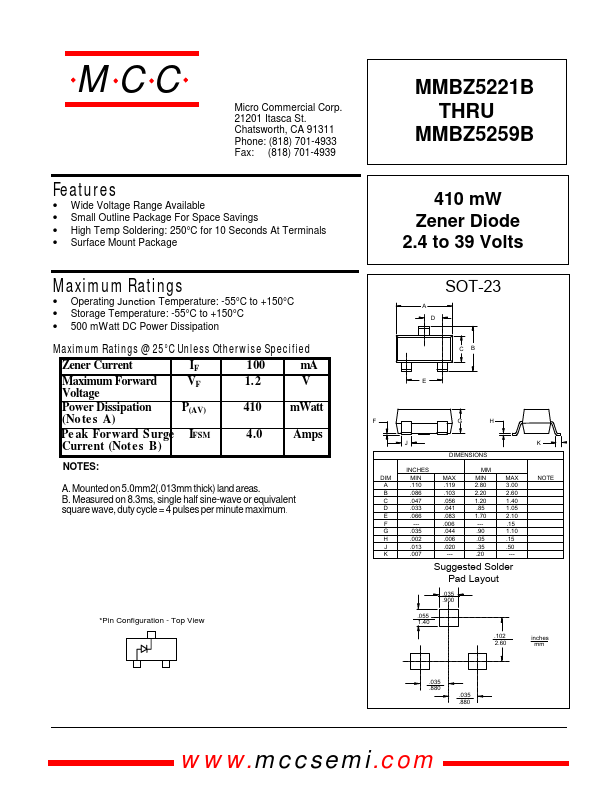 MMBZ5240B