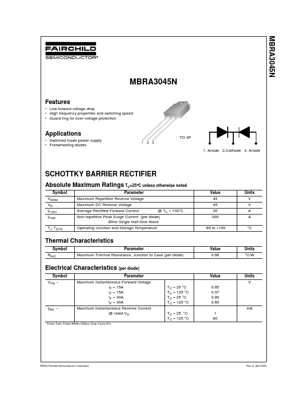 MBRA3045N