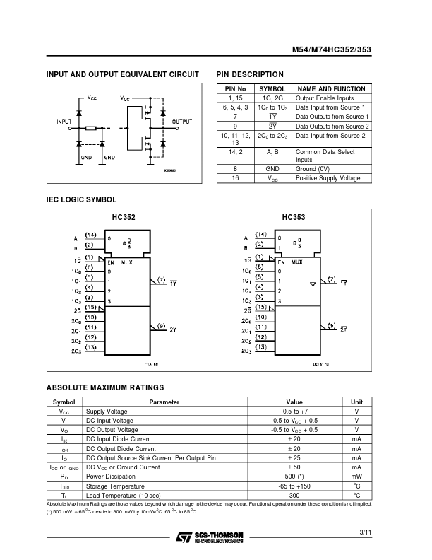 74HC353