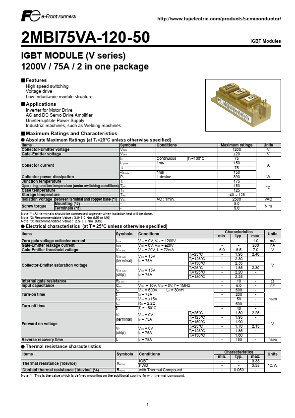 2MBI75VA-120-50