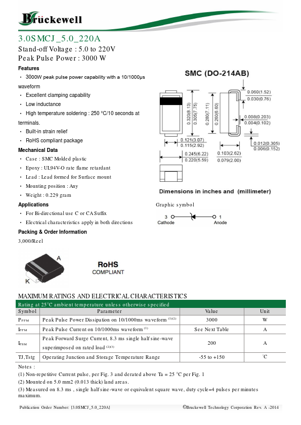 3.0SMCJ100