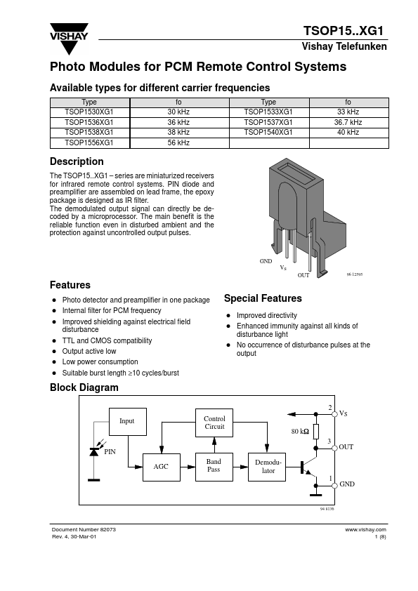 TSOP1536XG1