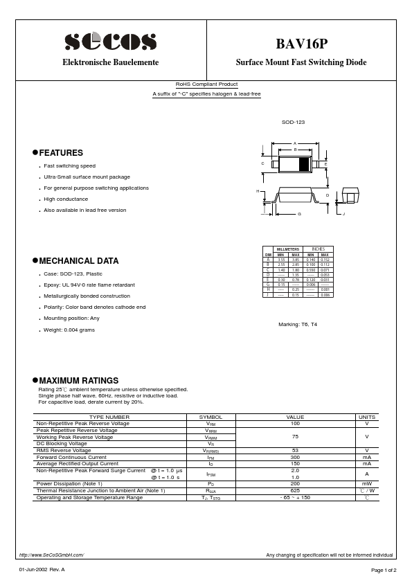 BAV16P