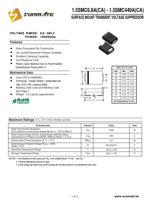 1.5SMC13A