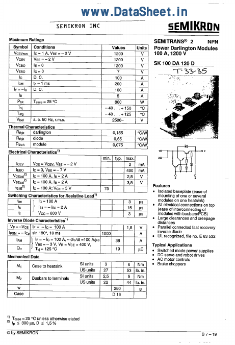 SK100DA120D