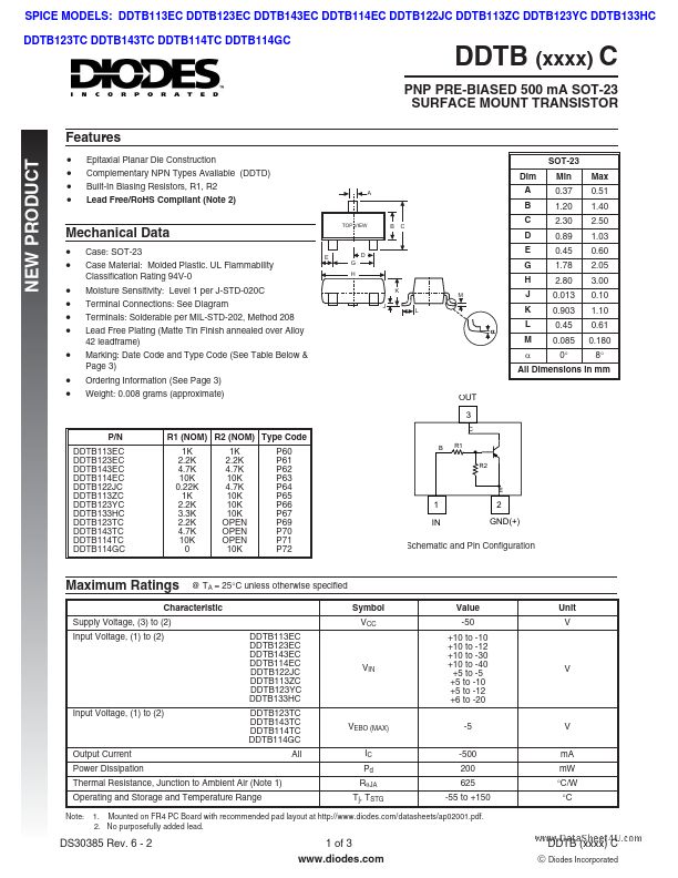 DDTB123EC