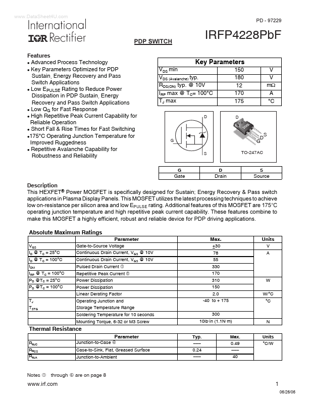 IRFP4228PBF