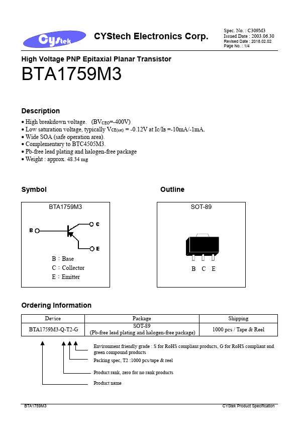 BTA1759M3