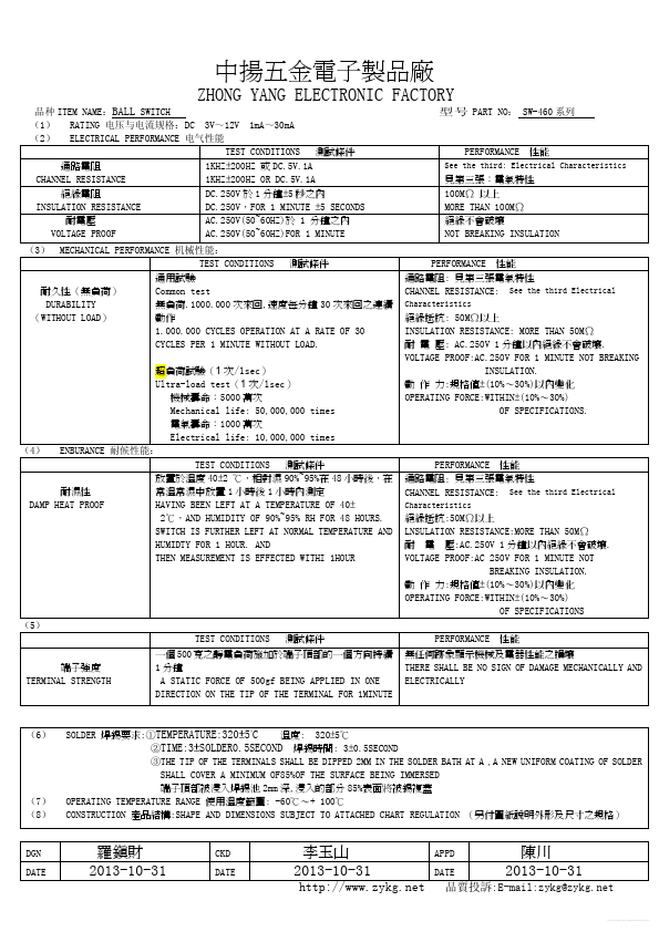 SW-460D-XX