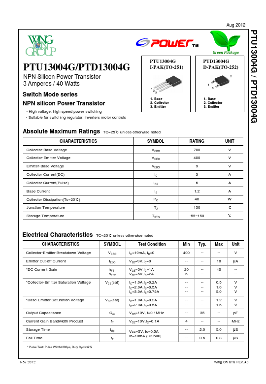 PTU13004G