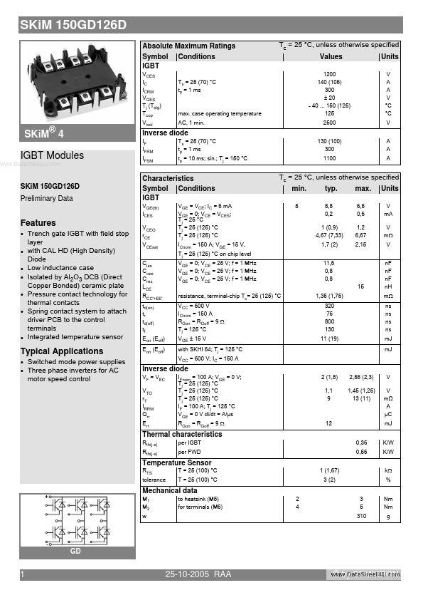 SKIM150GD126D