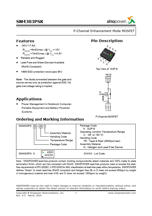 SM4303PSK