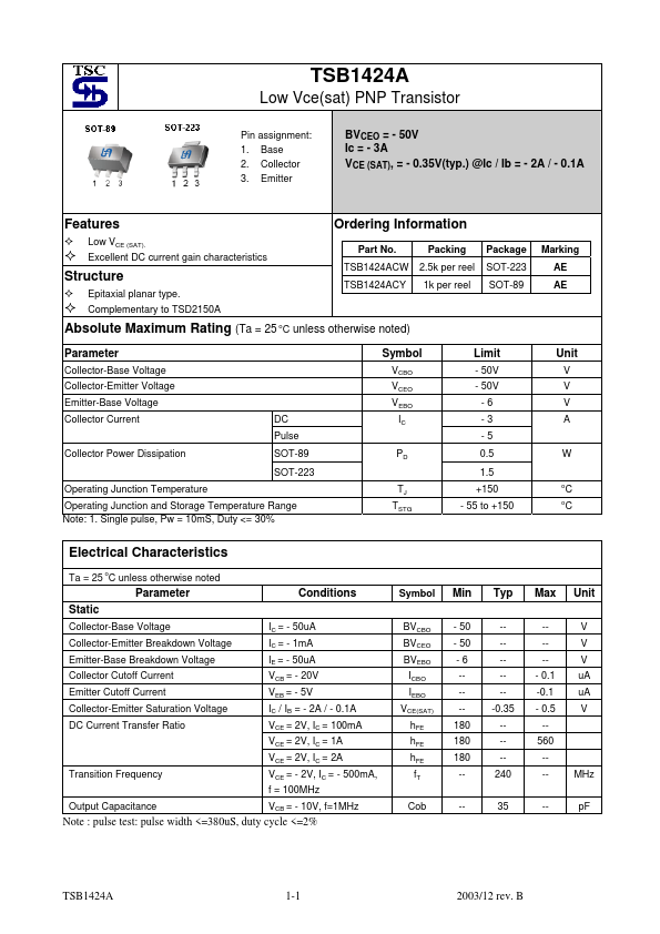 TSB1424A