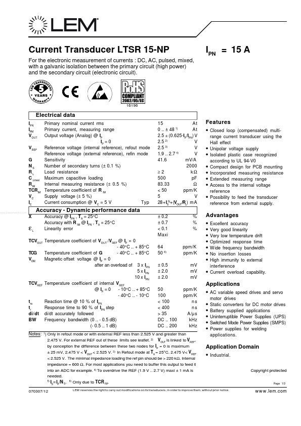 LTSR15-NP