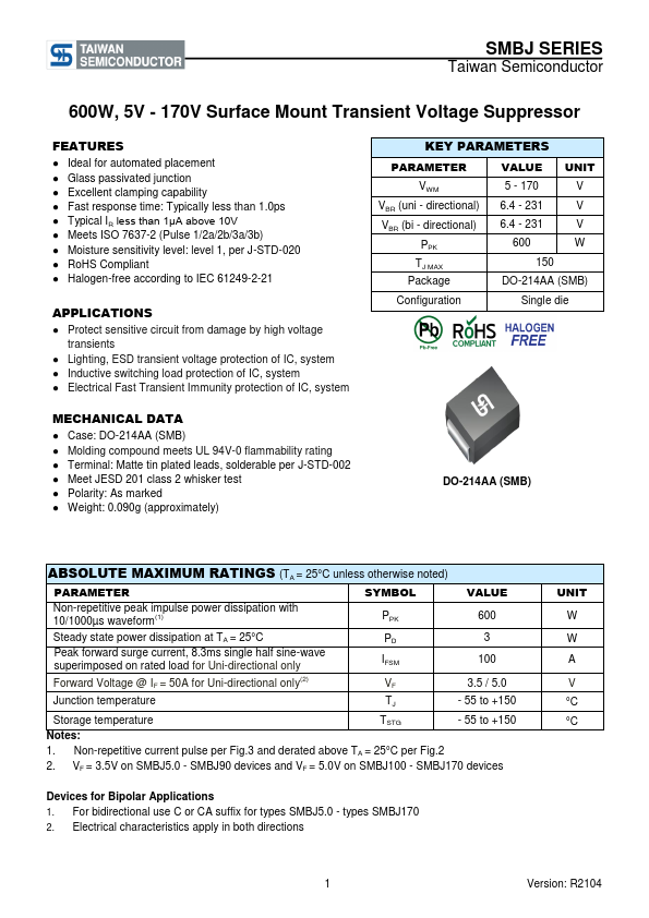 SMBJ110A