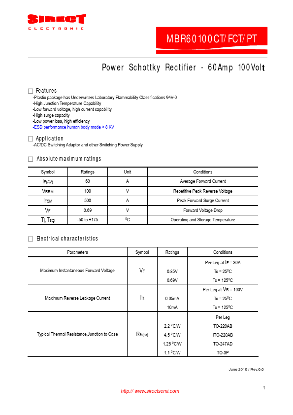 MBR60100FCT