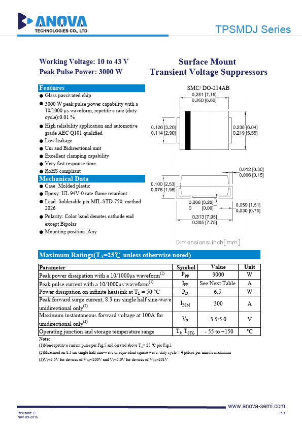 TPSMDJ14CA