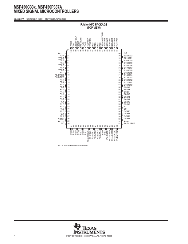 MSP430C337