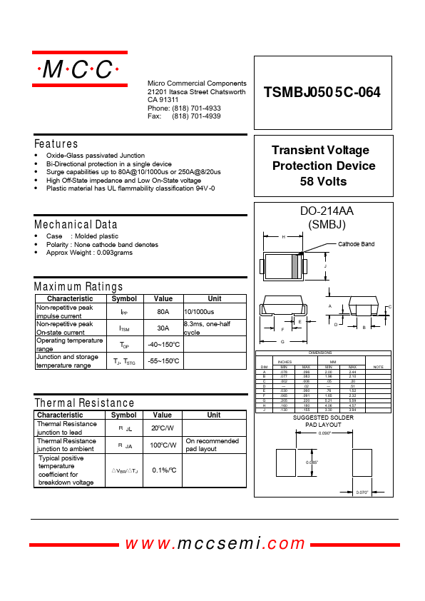 TSMBJ0505C-064