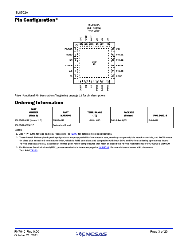 ISL8502A