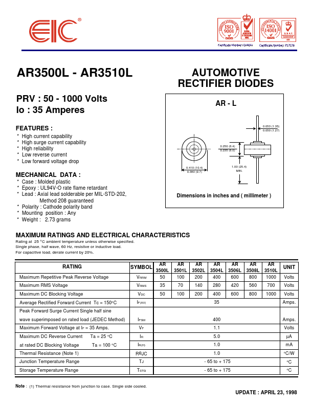 AR3502L