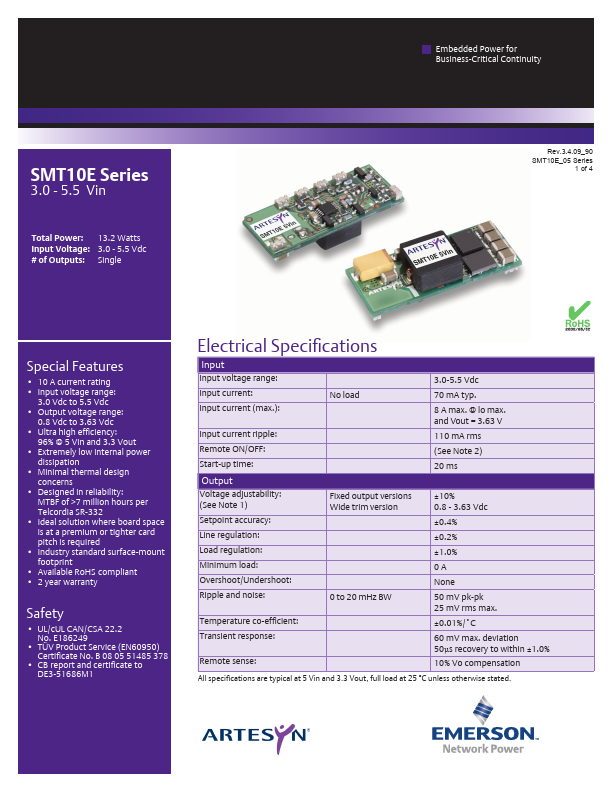 SMT10E-05W3V3-RY