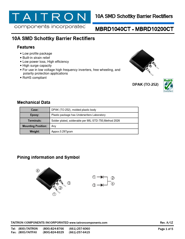 MBRD1050CT