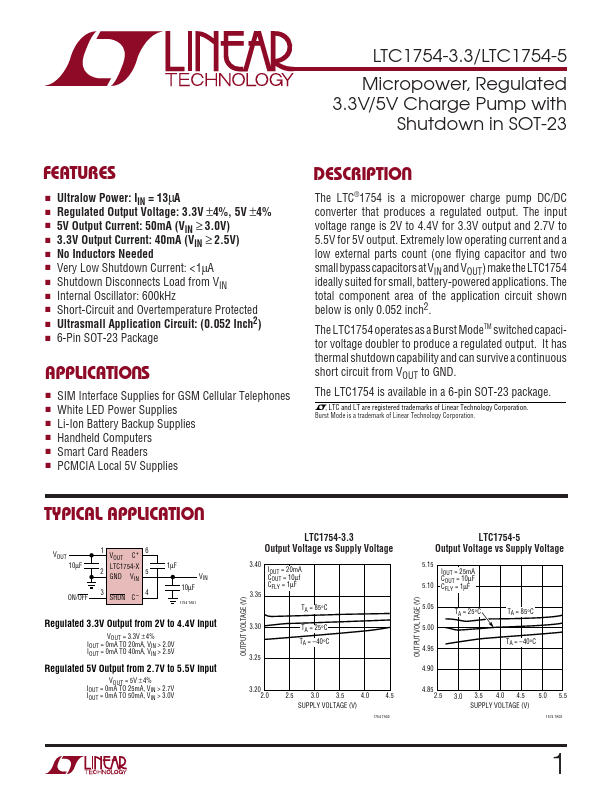 LTC1754-3.3