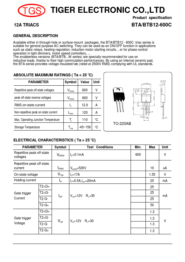 BTB12-600C