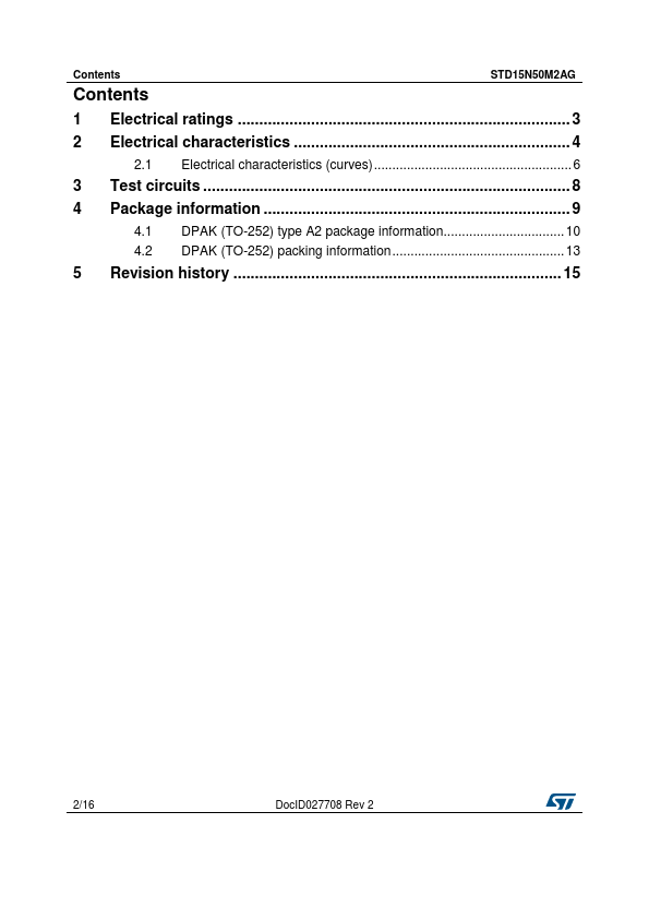 STD15N50M2AG