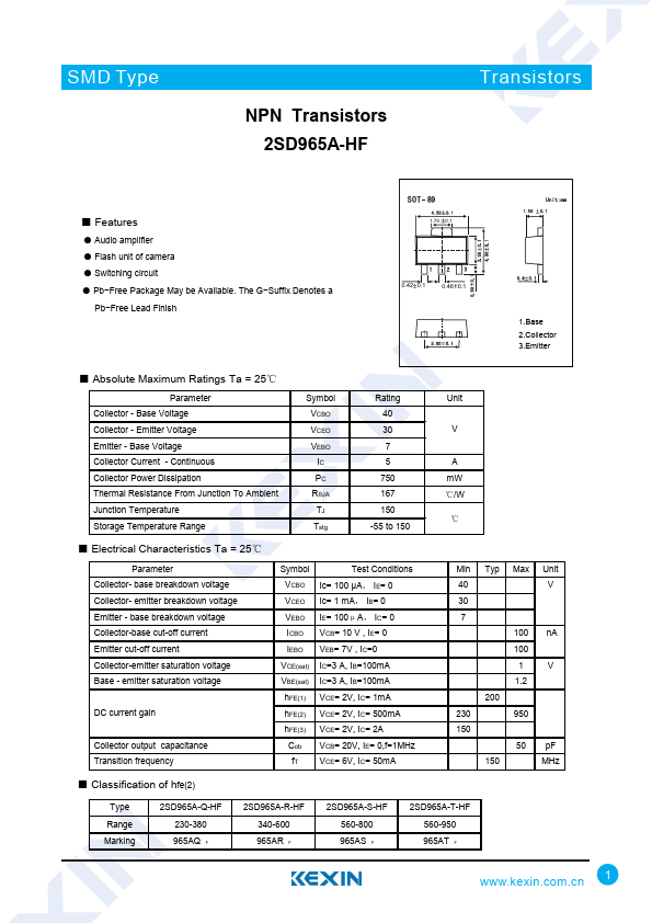 2SD965A-HF