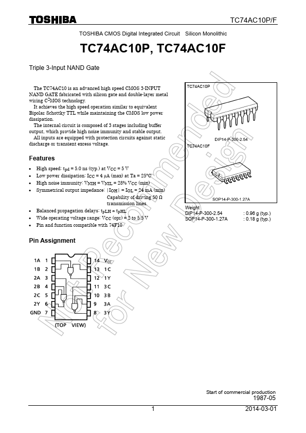 TC74AC10F