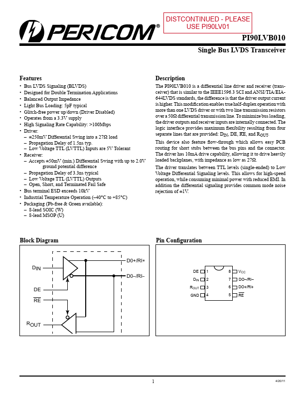 PI90LVB010