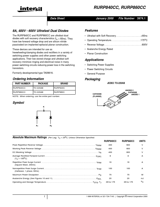 RURP840CC