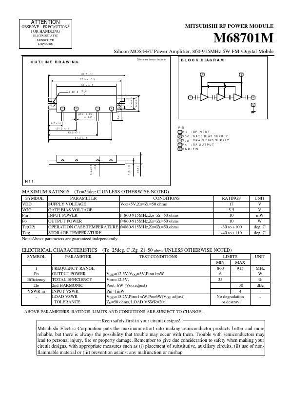 M68701M