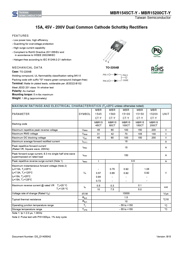 MBR15200CT-Y